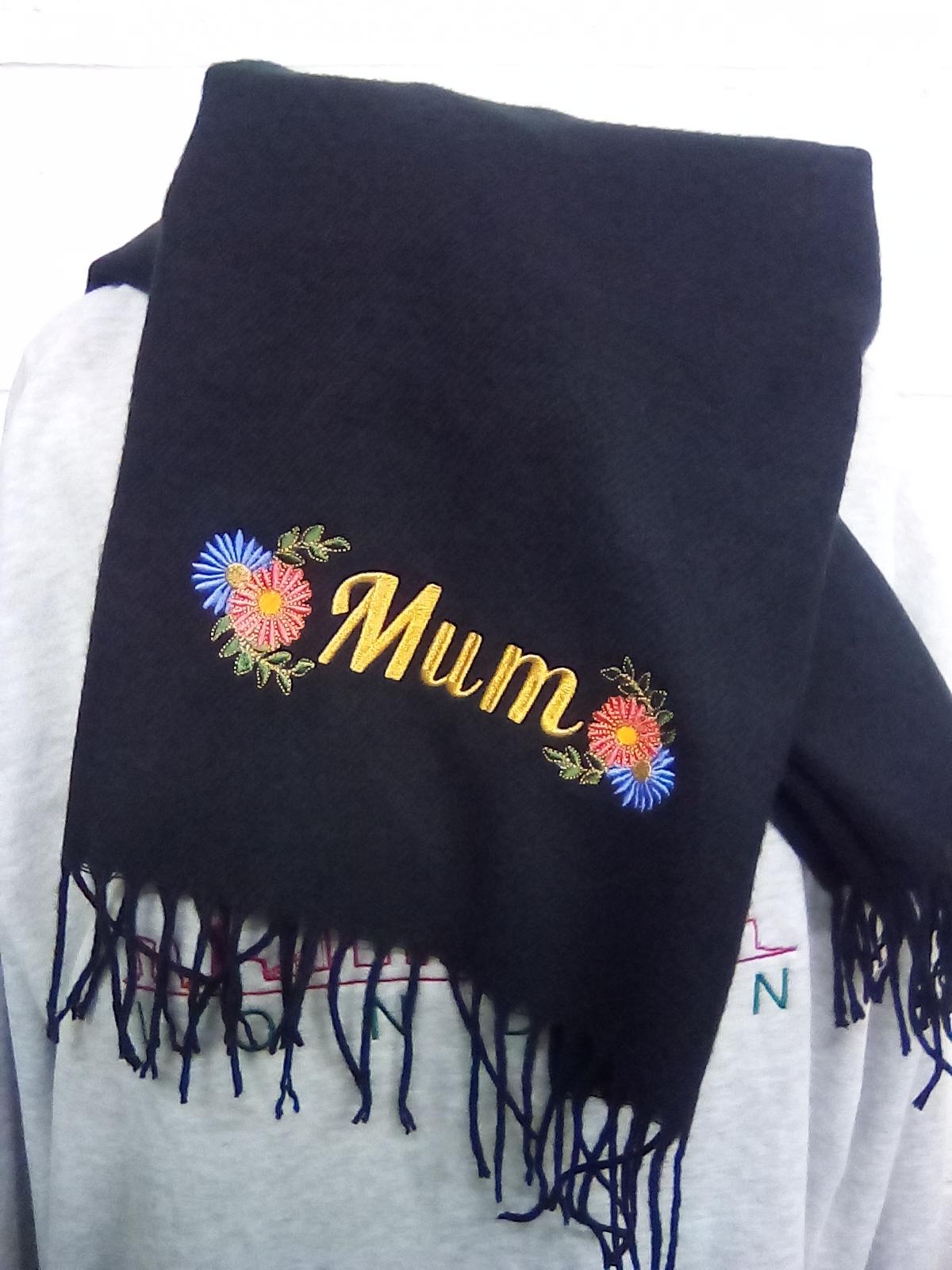 Coloured Petals Mothers Day Scarf
