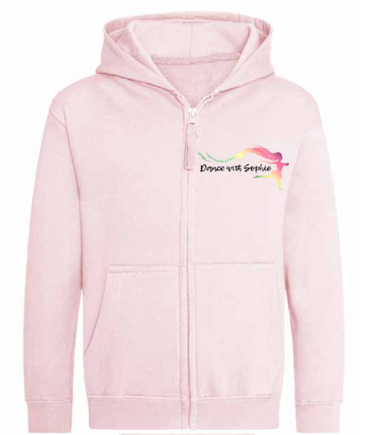 Ballet Bugs Pink Zip-up Hoodie